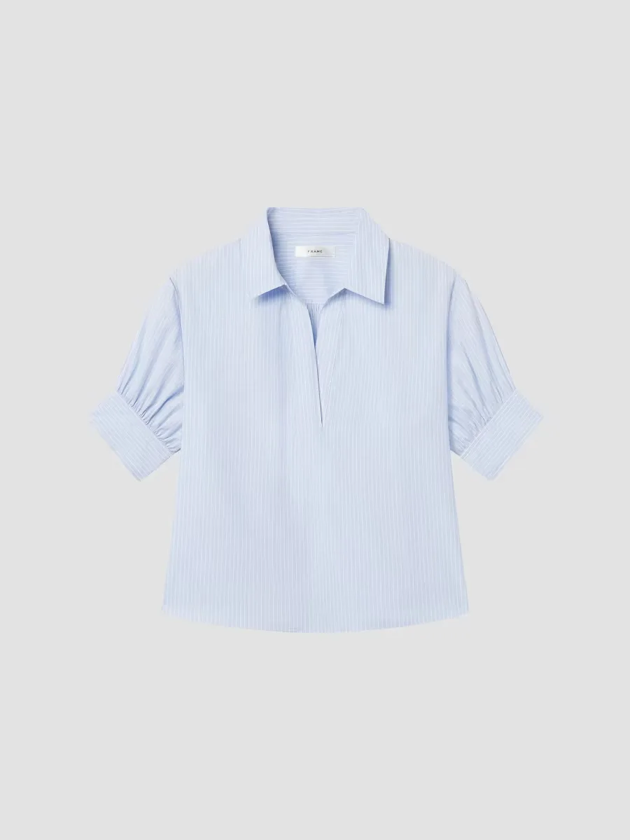 Striped Cotton Top by FRAME