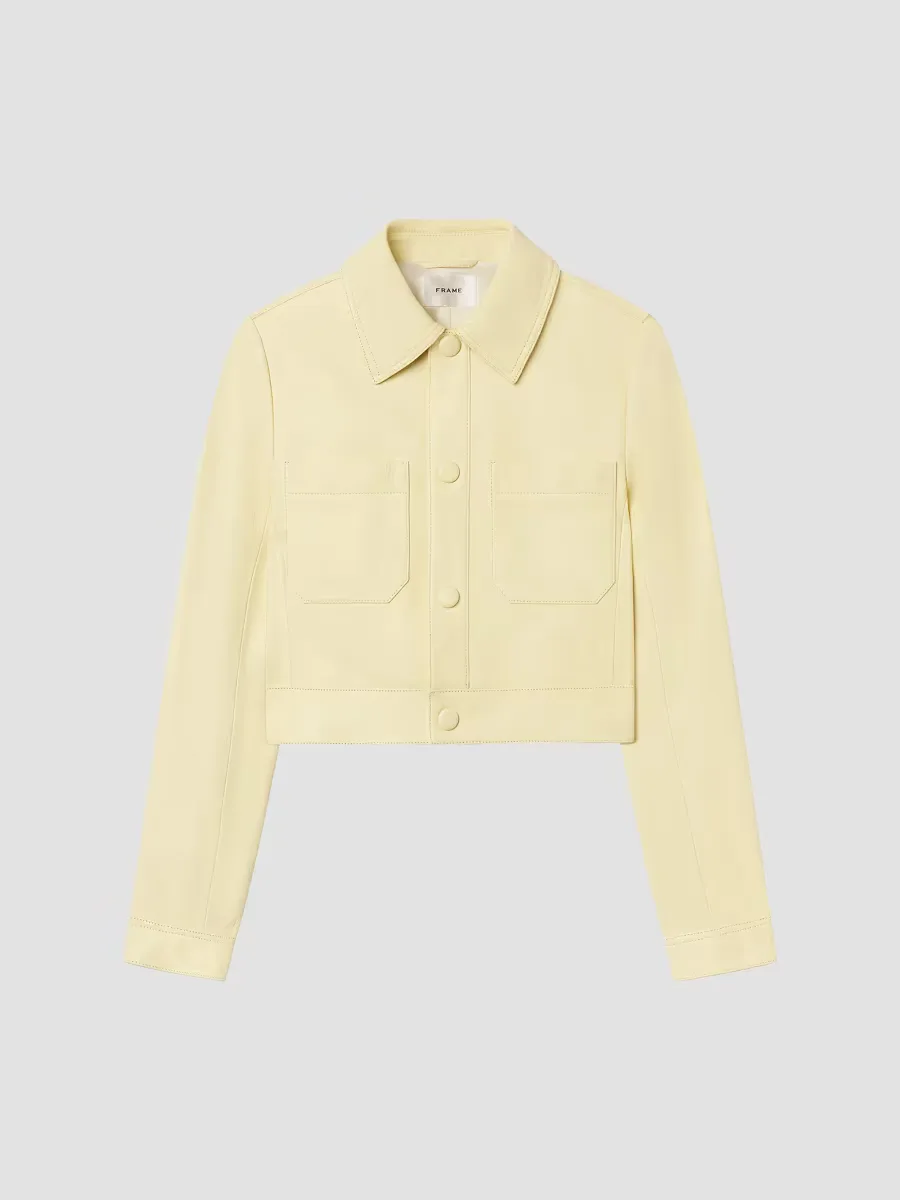 The Small Leather Jacket by FRAME