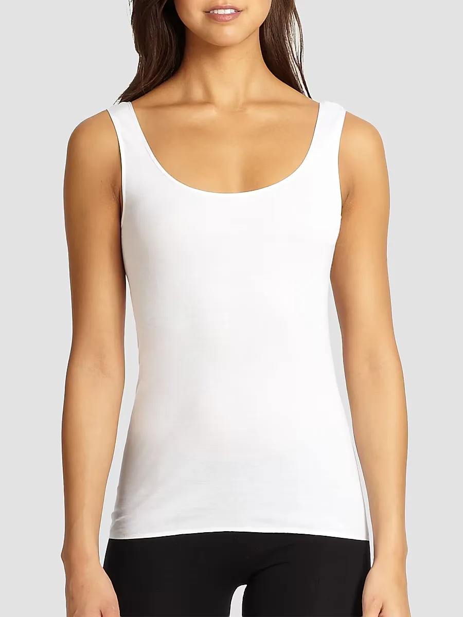 Cotton Seamless Tank Top by Hanro