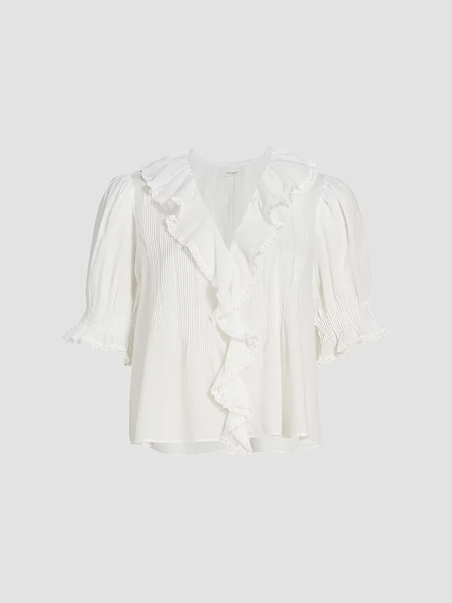 Henri Ruffled Top by DEN