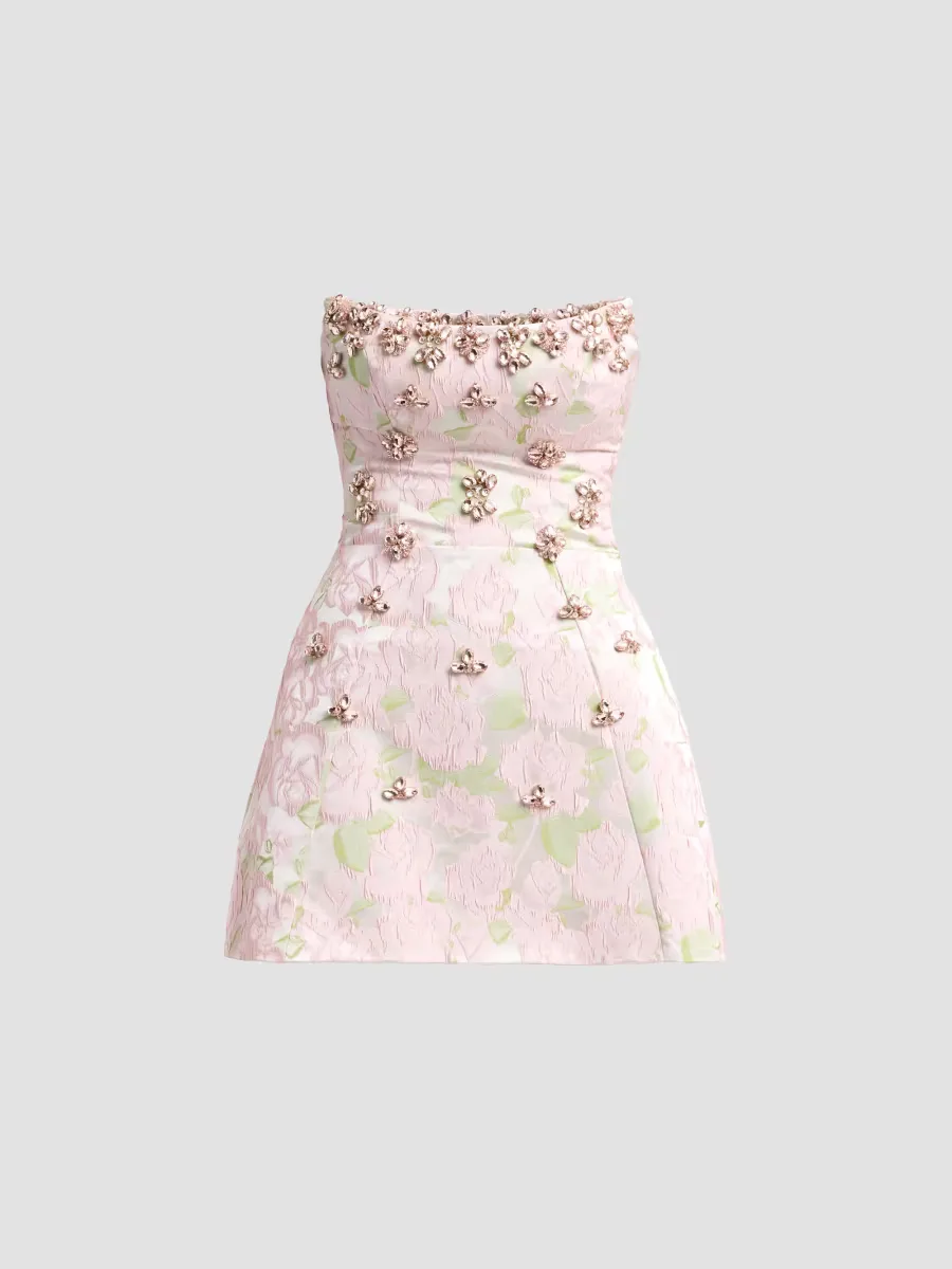Garden Jacquard Mini Dress by PatBO