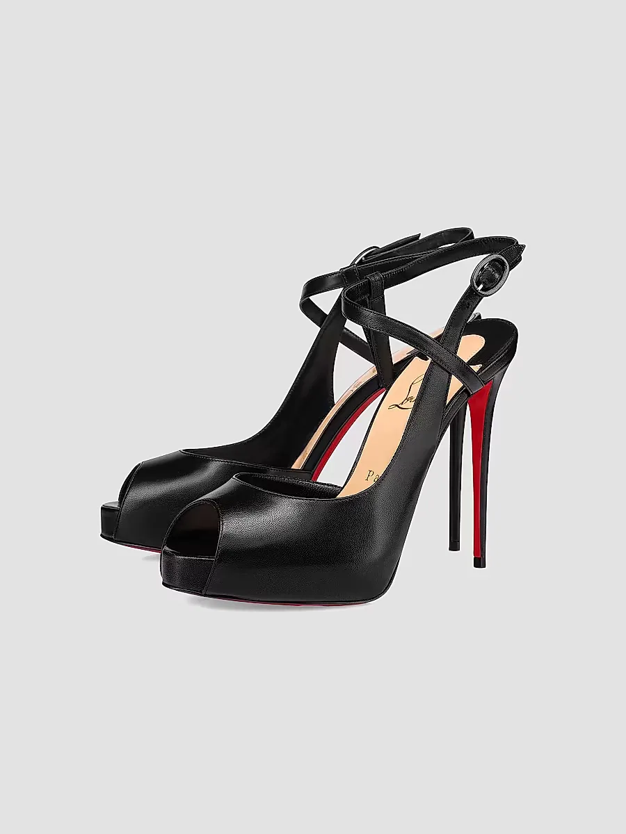 Jenlove Alta Leather 120MM Strappy Pumps by Christian Louboutin