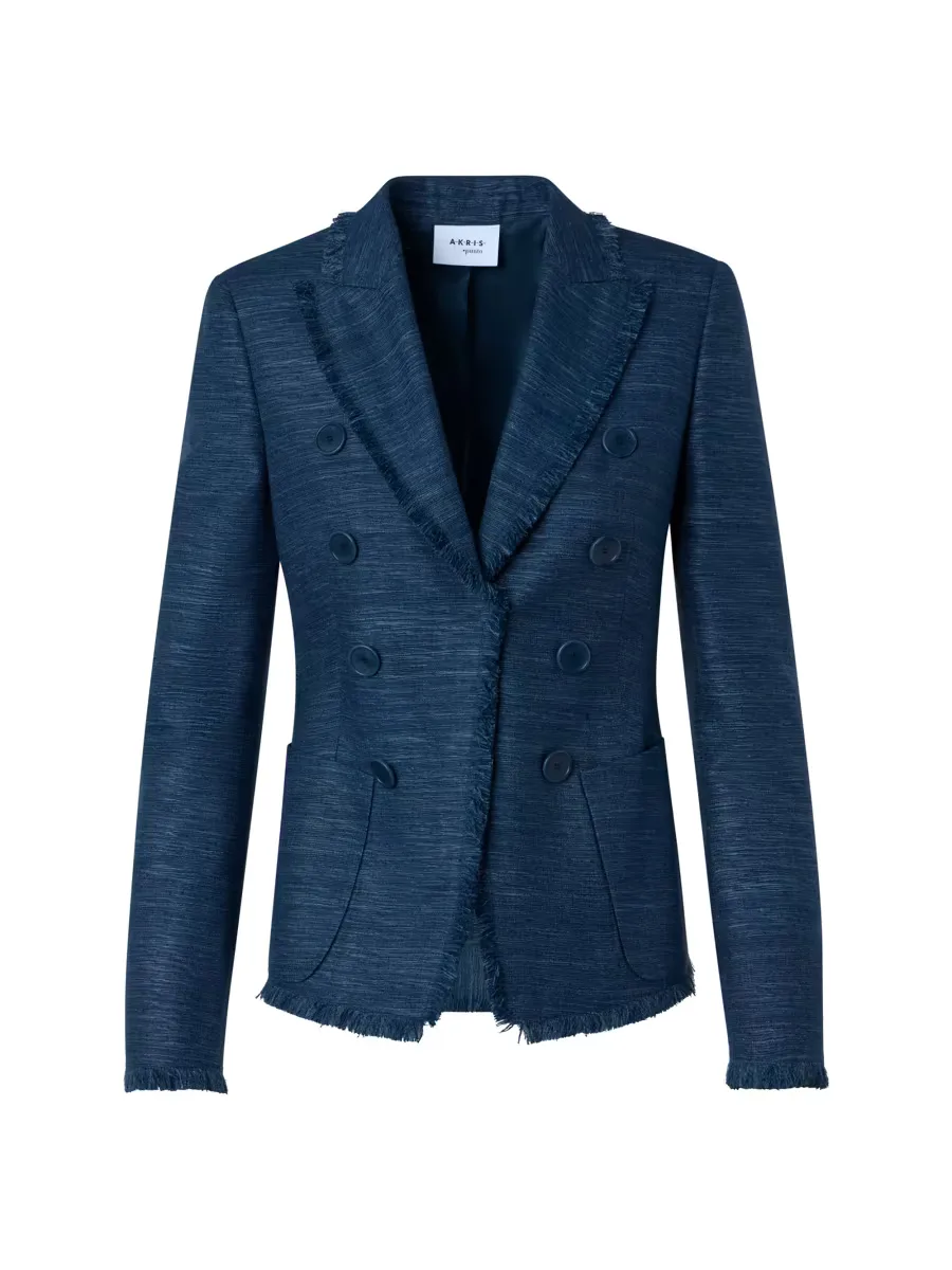 Indian Silk Single-Breasted Jacket by Akris Punto