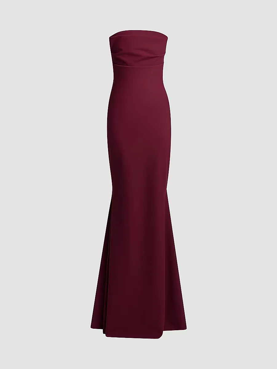 Vepse Strapless Jersey Gown by Chiara Boni La Petite Robe