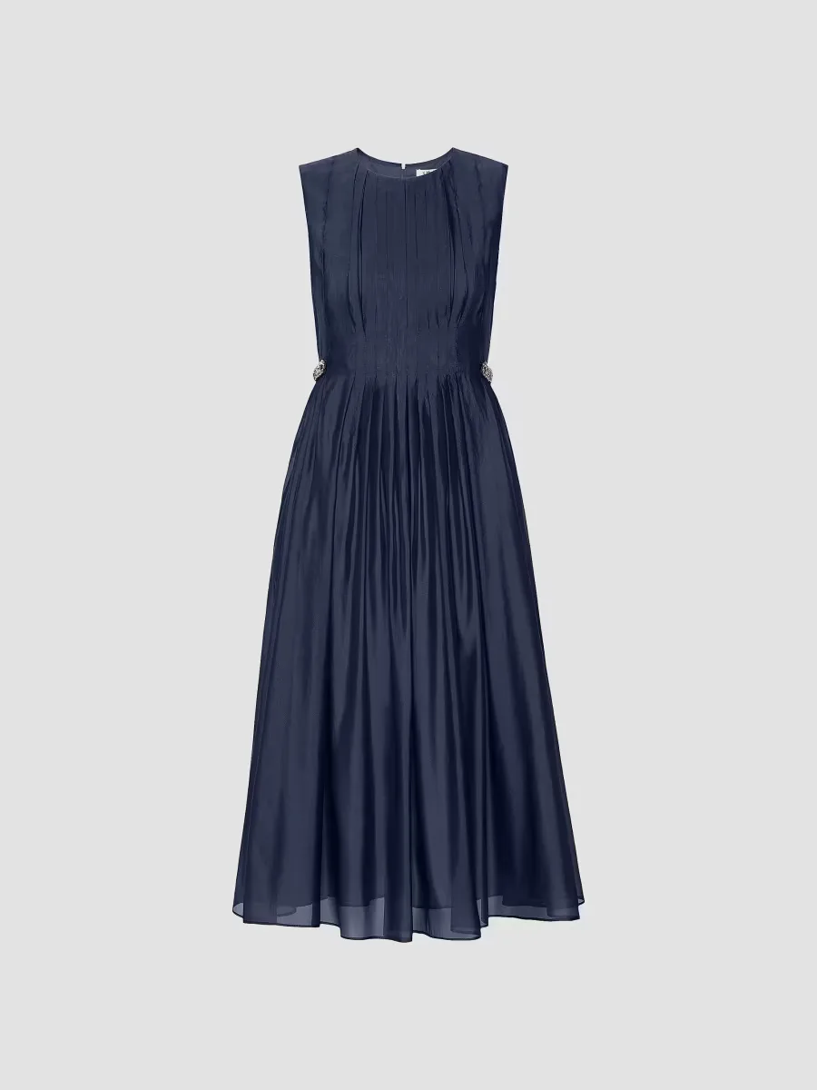 Max Mara Fit and Flare Organza Dress by Max Mara
