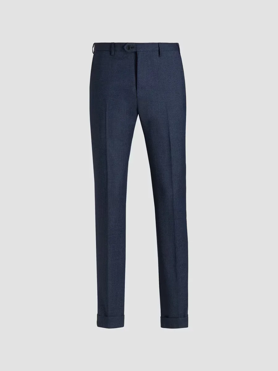 Emporio Armani Textured Virgin Wool Trousers by Armani