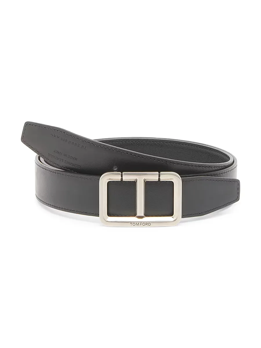 T Buckle Belt by Tom Ford