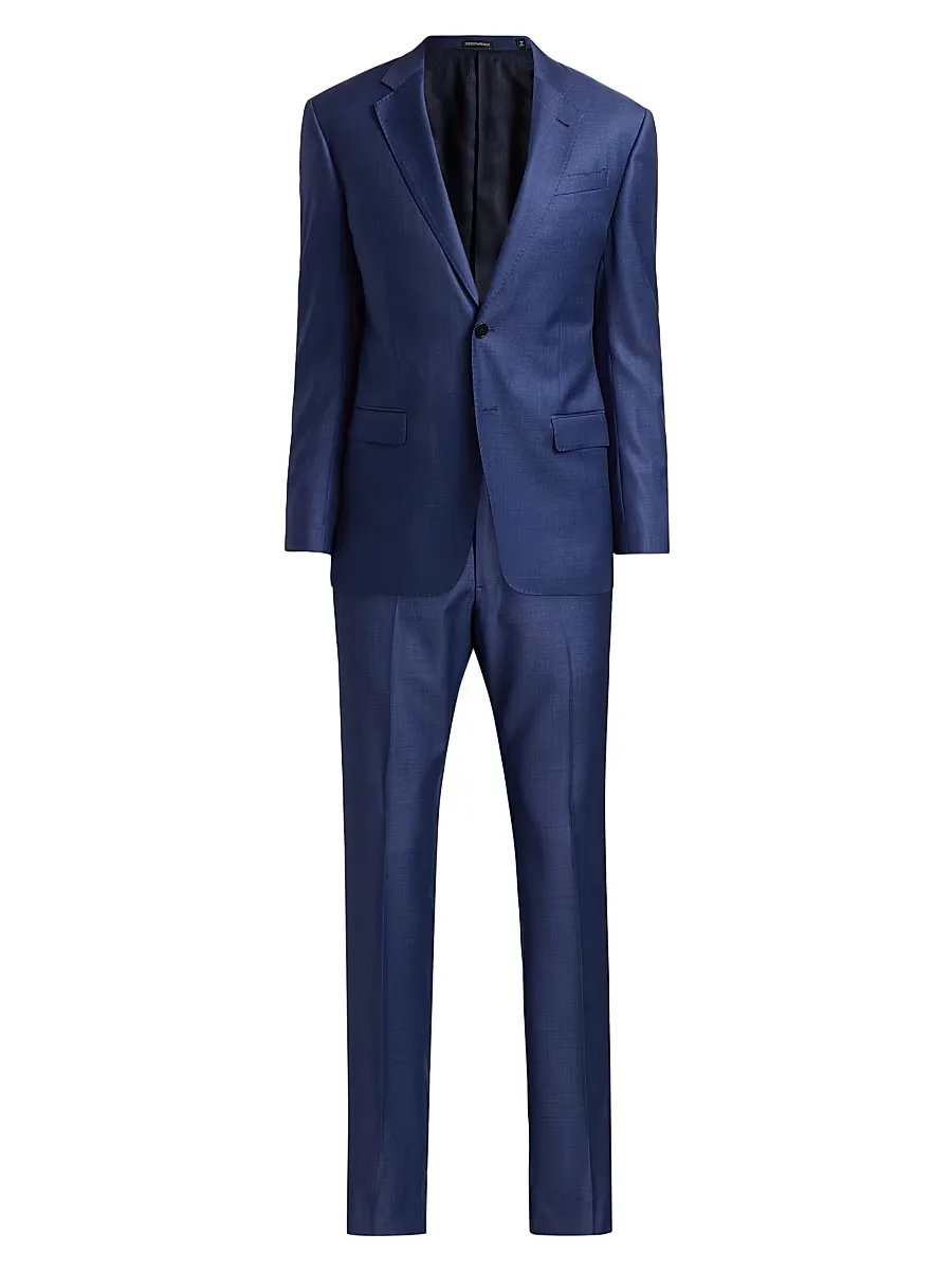 Virgin Wool Suit by Armani