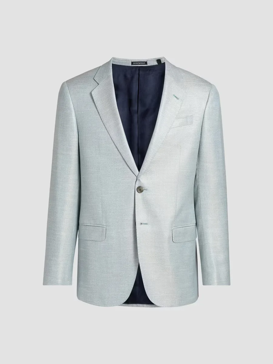 Bamboo Notch Lapel Jacket by Armani
