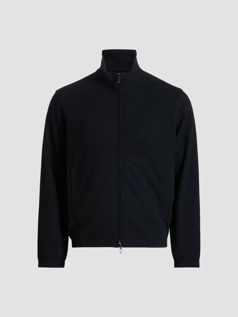 Emporio Armani Textured Jersey Track Jacket by Armani