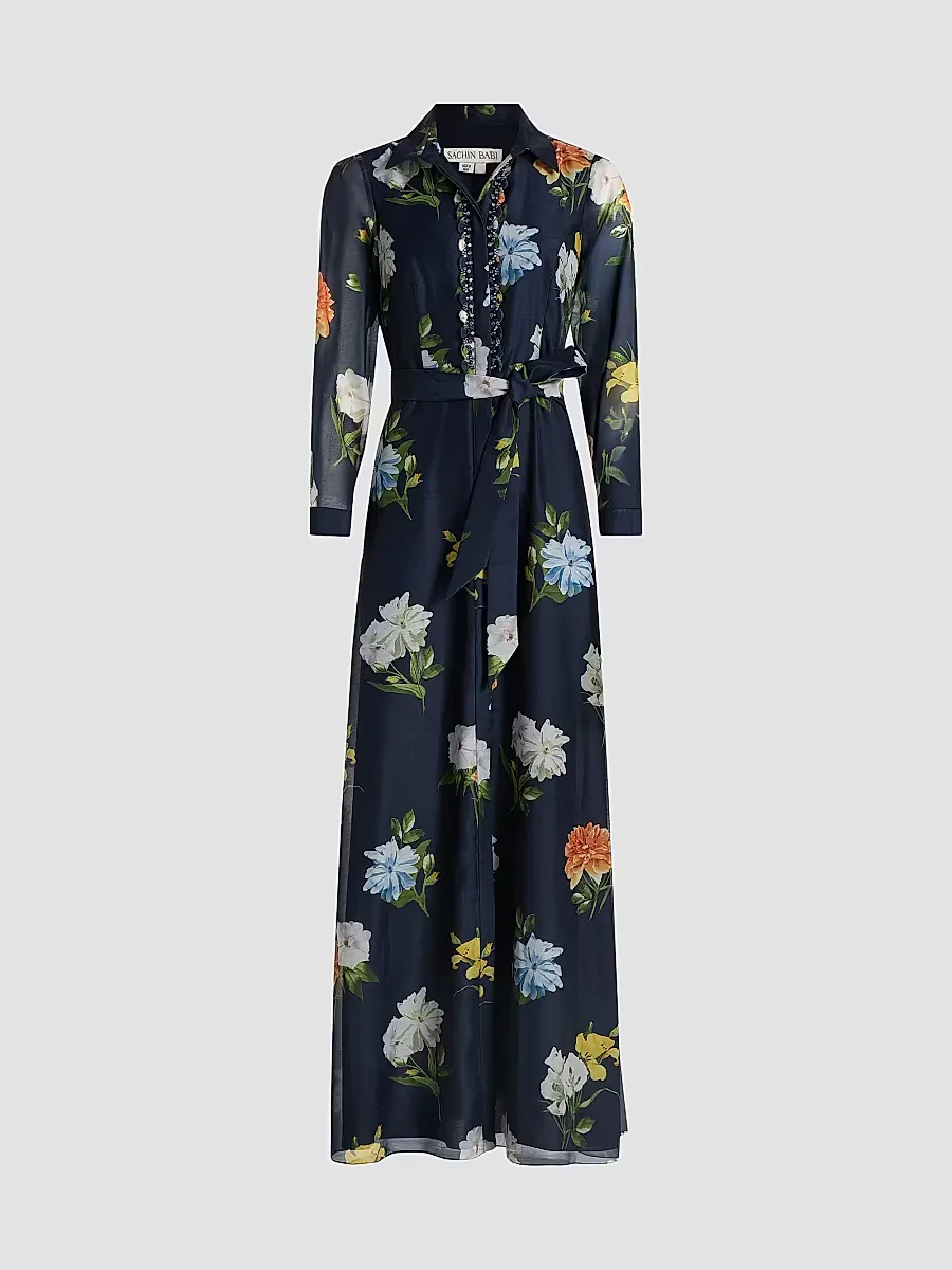 Addison Embellished Floral Gown by SACHIN BABI