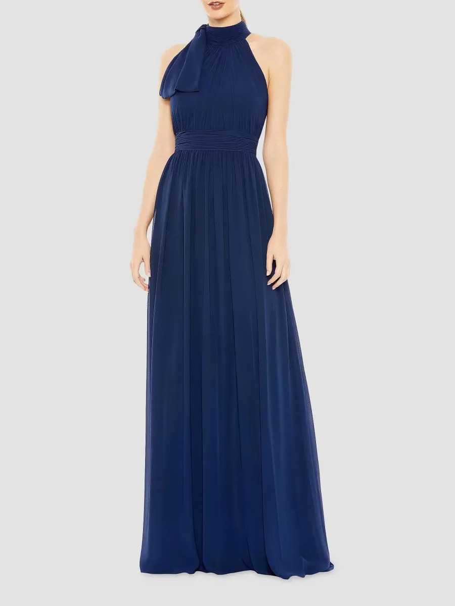 Sleeveless Chiffon Gown by M.A.C.