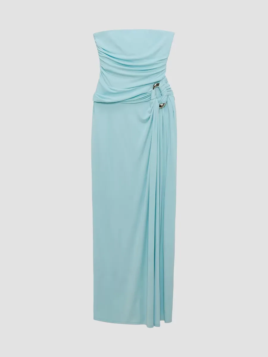 Emma Ruched Bustier Gown by SIMKHAI