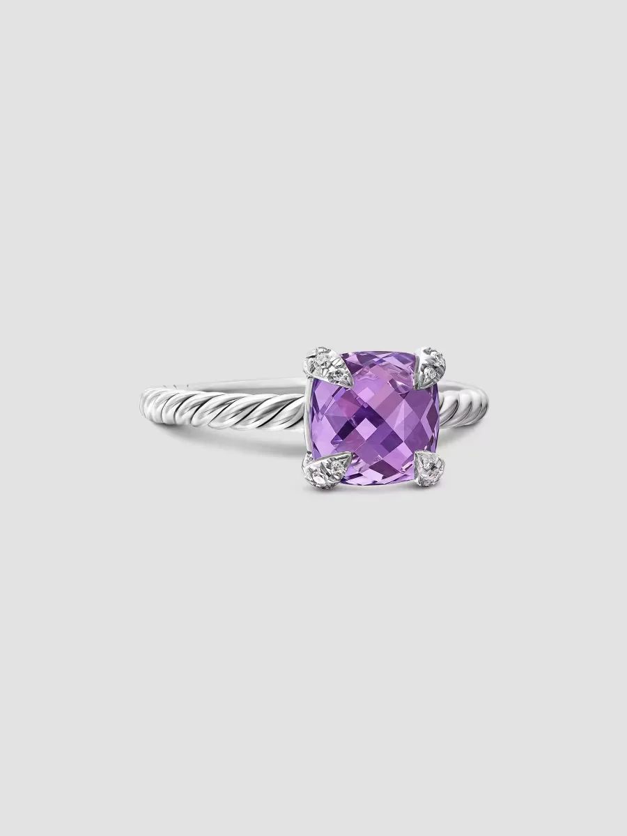 Chatelaine Ring with Pave Diamonds by David Yurman