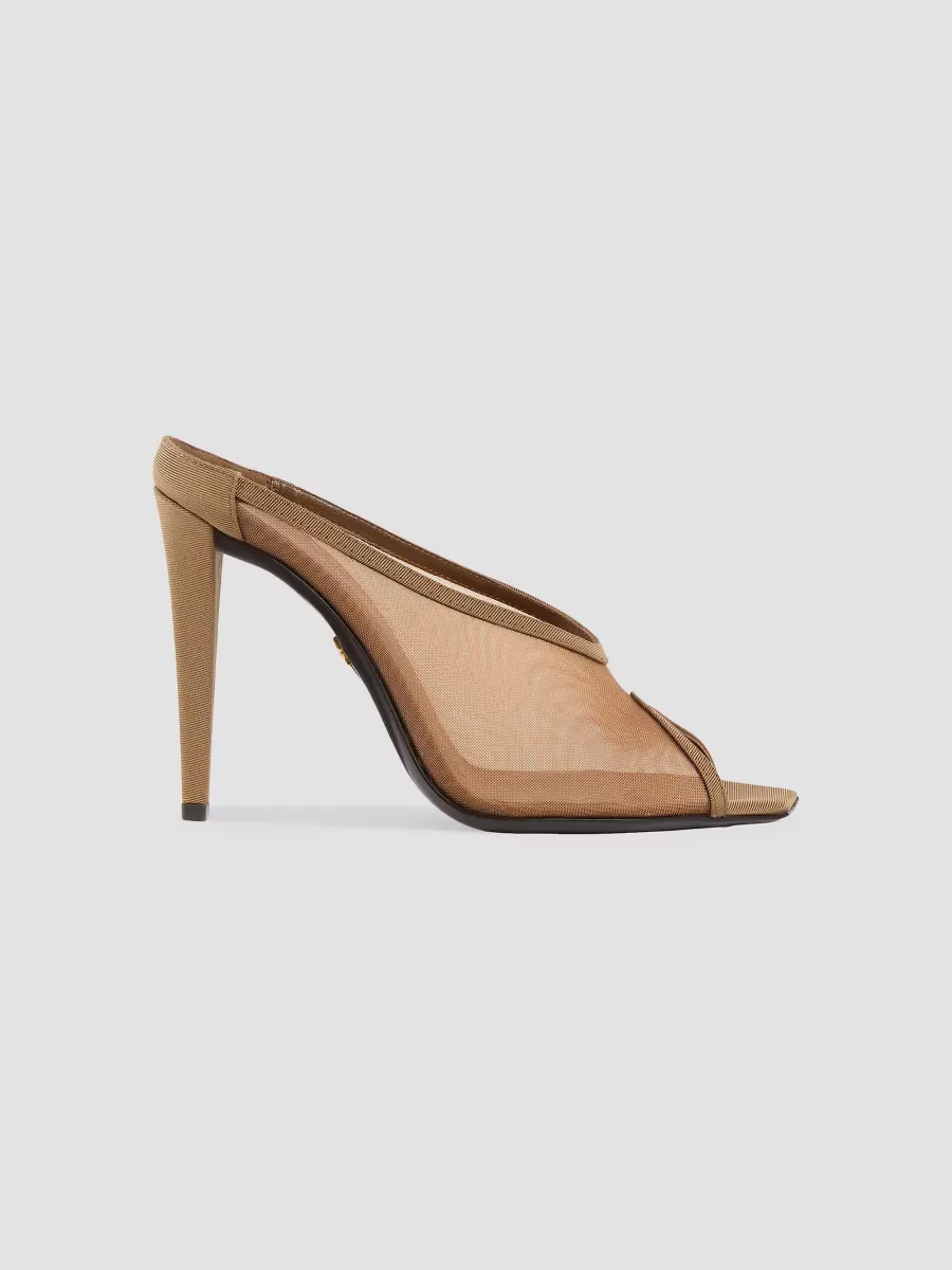 Brivido 105MM Mesh Mules by Giuseppe Zanotti