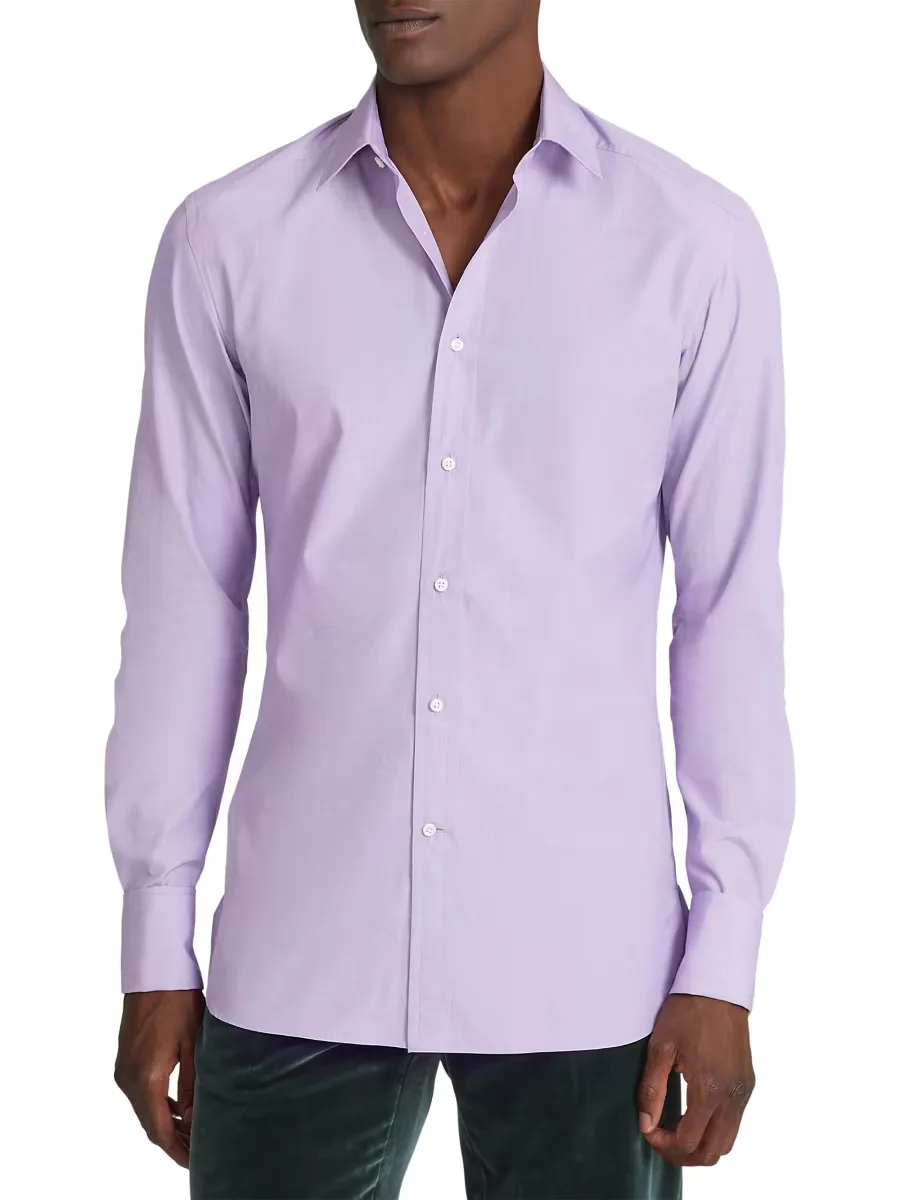 Purple Label Philip Poplin Shirt by Ralph Lauren