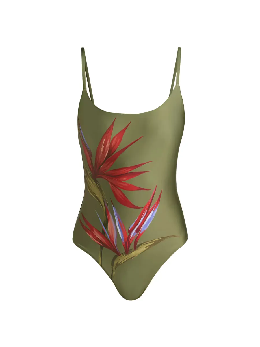 Strilitzia One-Piece Swimsuit by FARM Rio