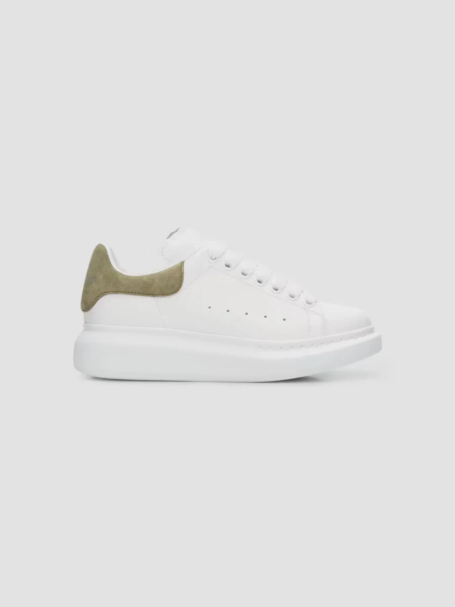 Oversized Leather Low-Top Sneakers by McQueen