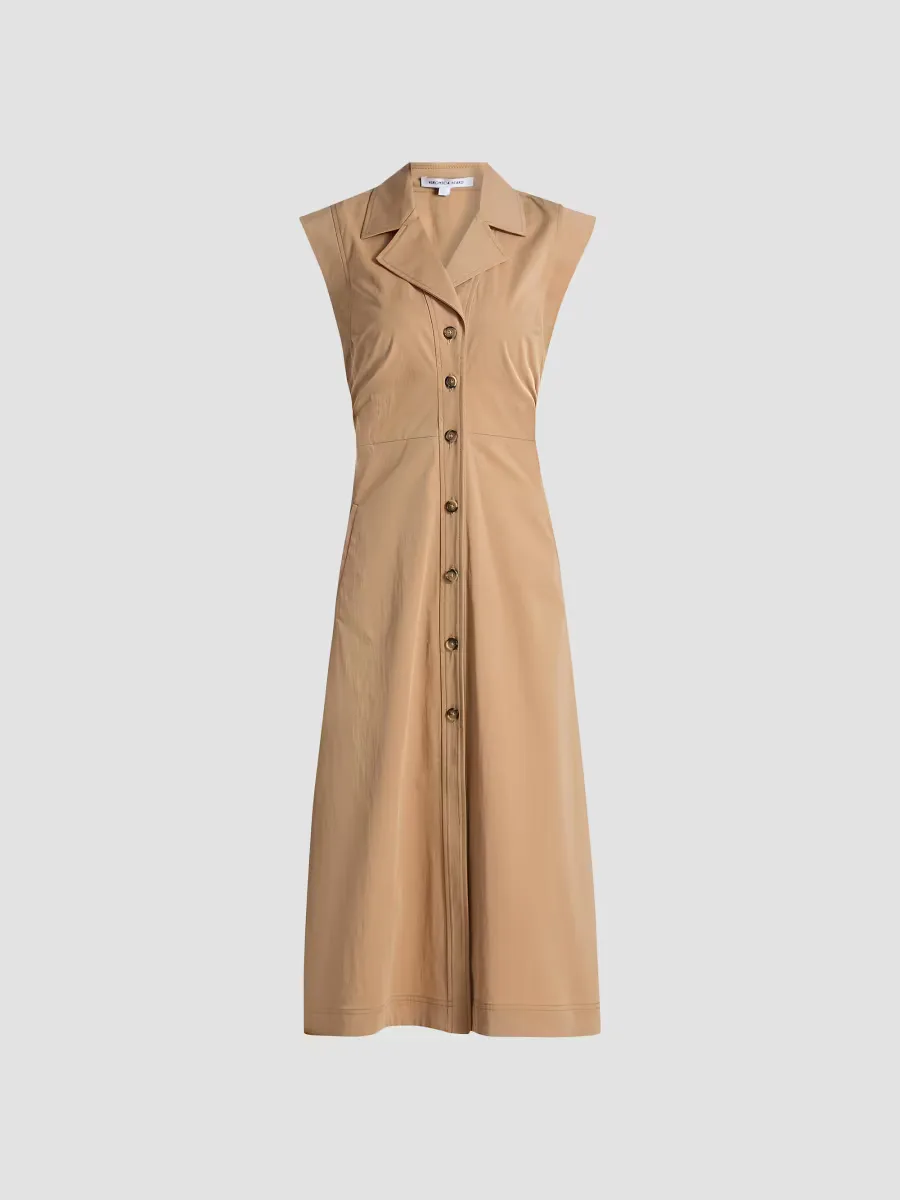 Orla Cotton-Blend Midi-Shirtdress