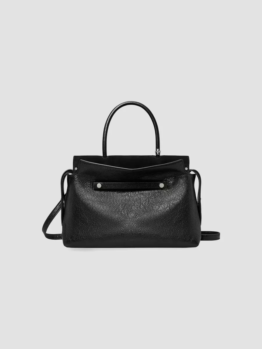 Mercer Distressed Leather Top Handle Satchel by Tory Burch