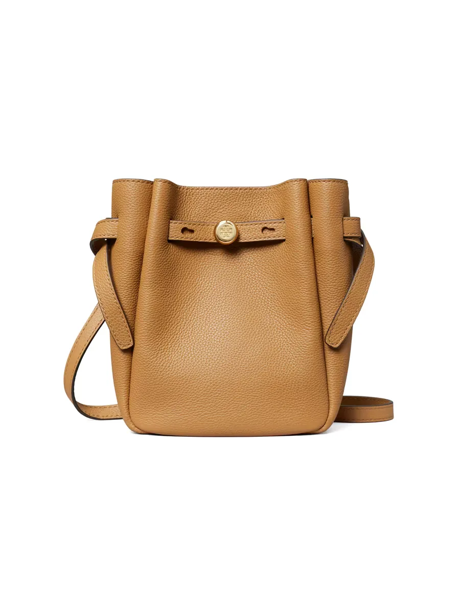 Small Romy Leather Crossbody Bag by Tory Burch