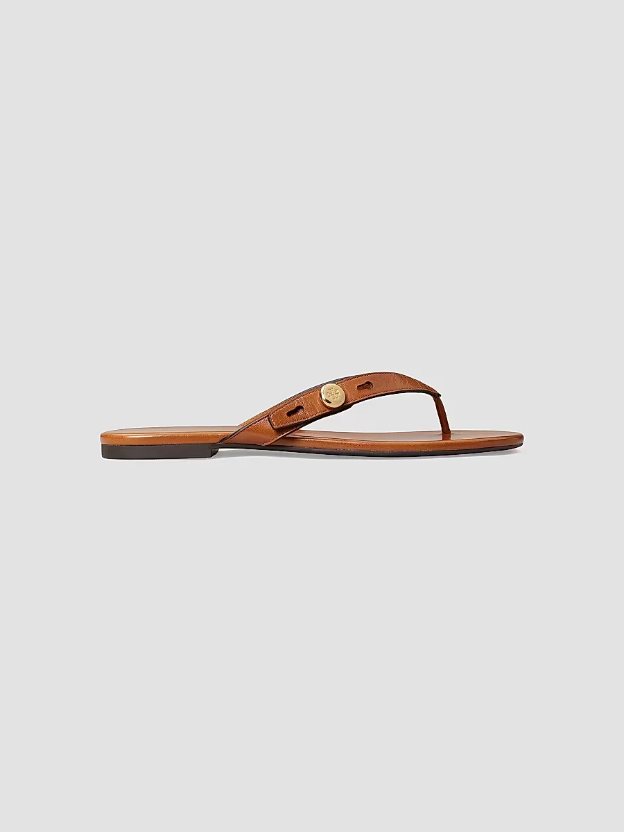 Romy Leather Thong Sandals