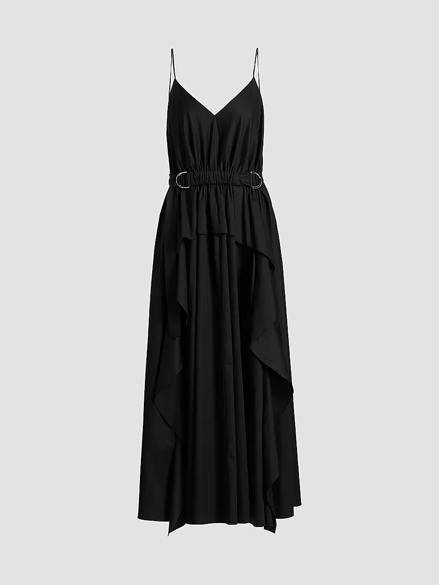 Hattie Cotton Sateen Midi-Dress by Derek Lam