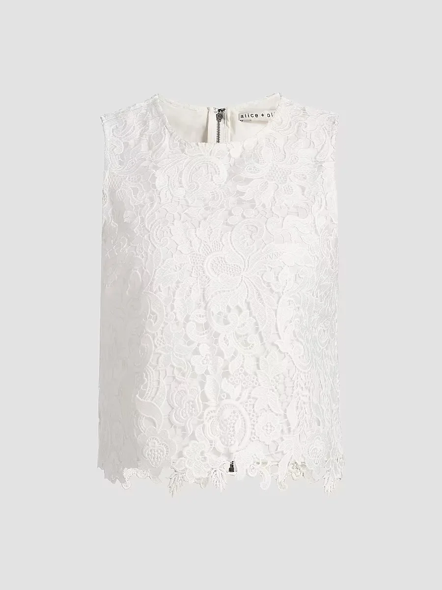 Amal Lace Tank