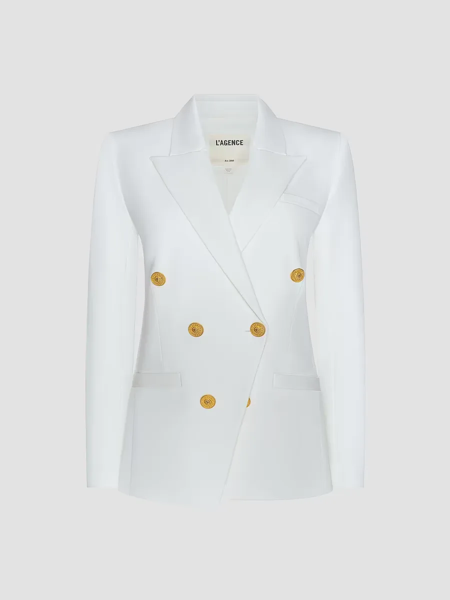Kyomi Double-Breasted Blazer by L'AGENCE