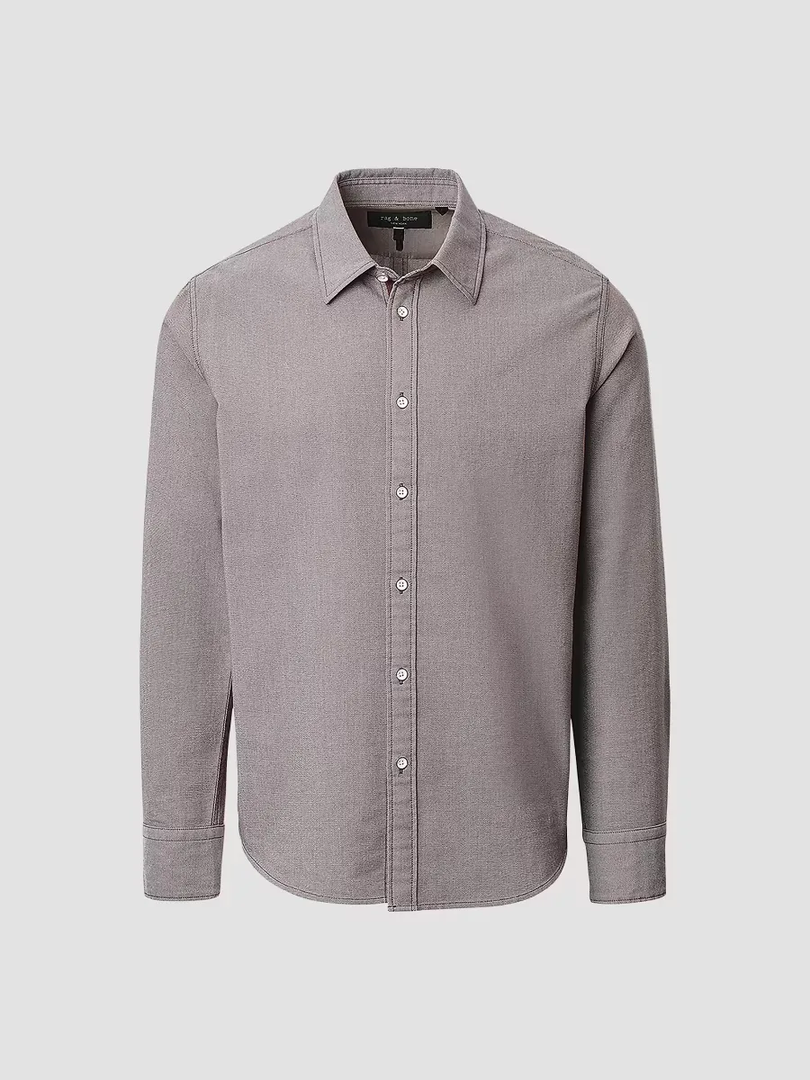 Tomlin Stretch Dobby Shirt by rag & bone