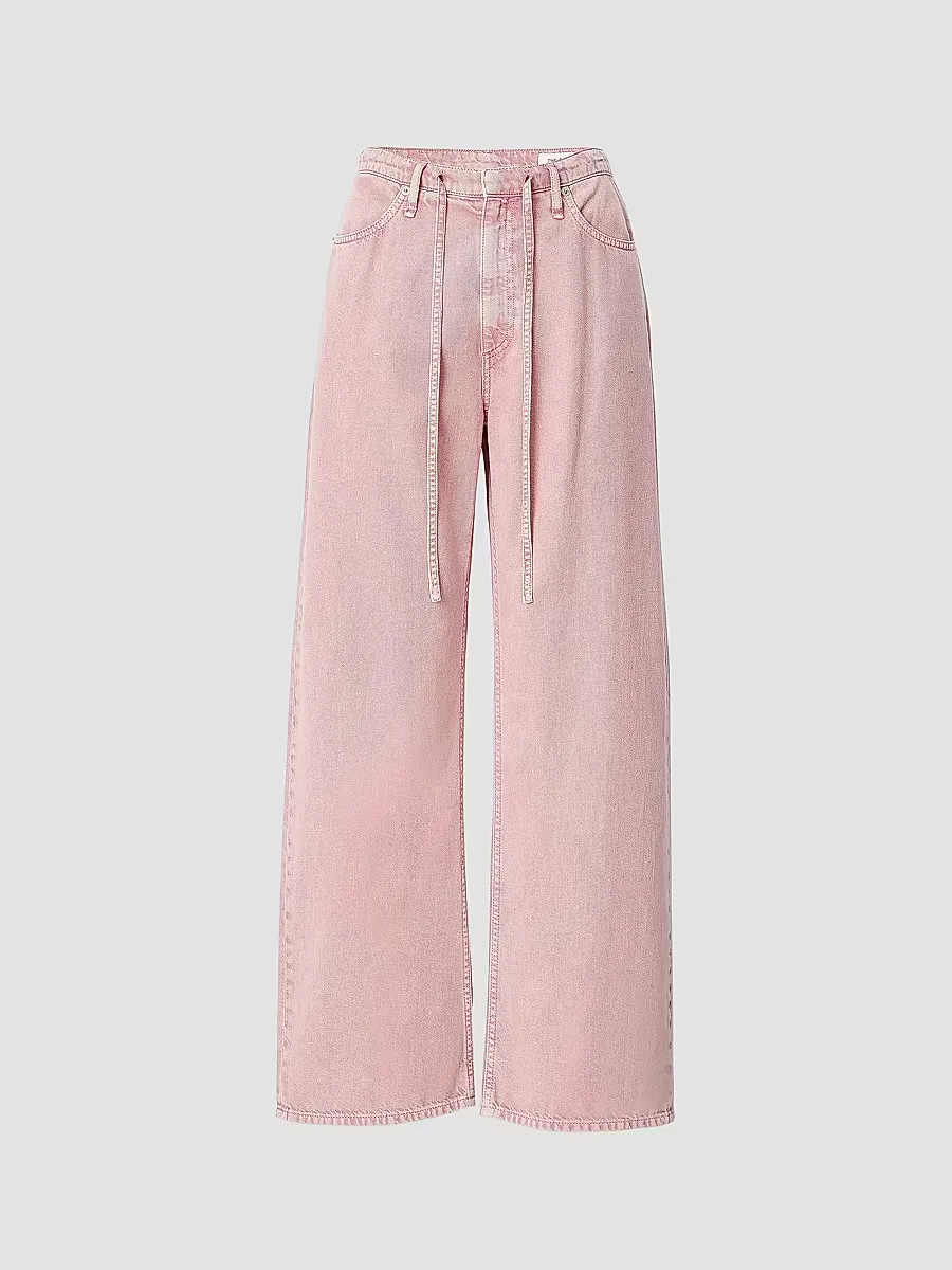 Featherweight Phoebe Drawstring Wide-Leg Jeans by rag & bone
