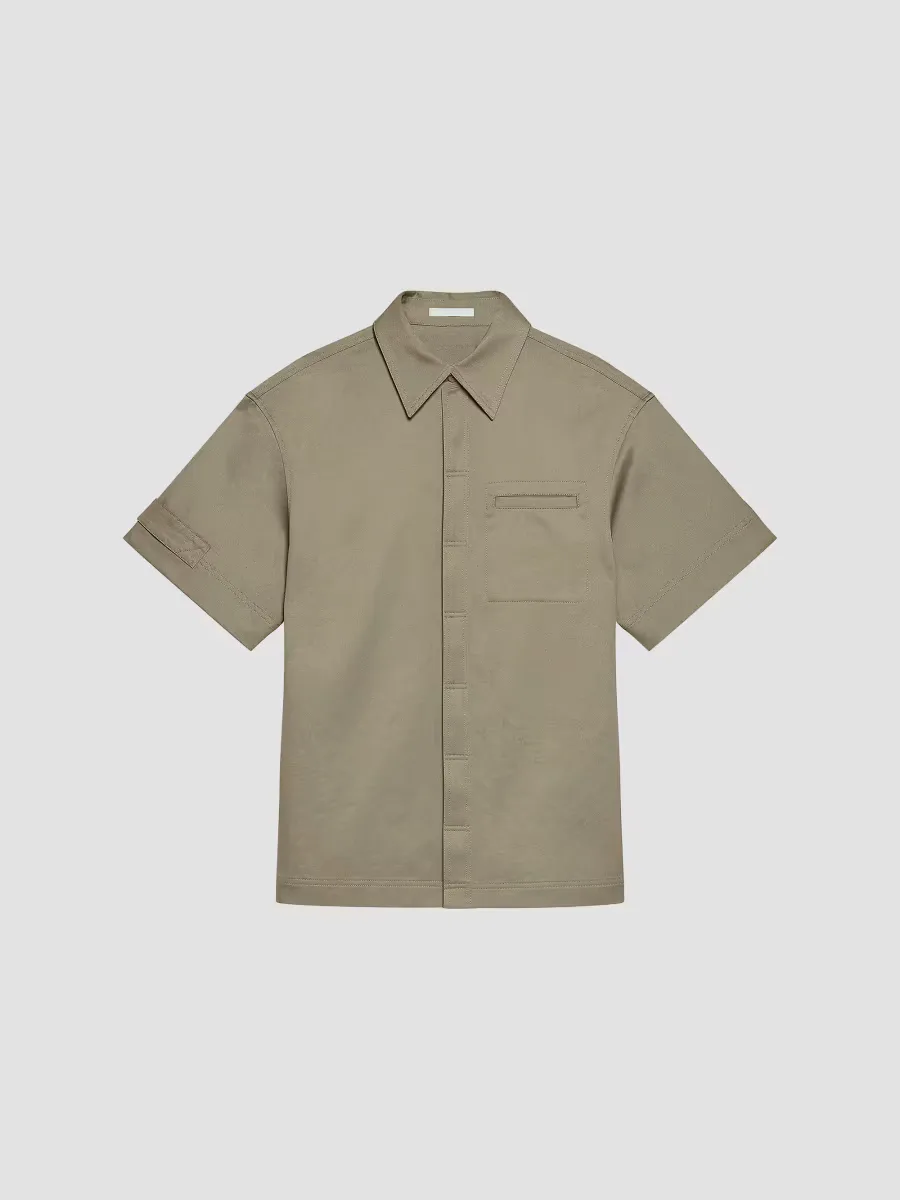 Loop Tape Cotton Shirt by Helmut Lang