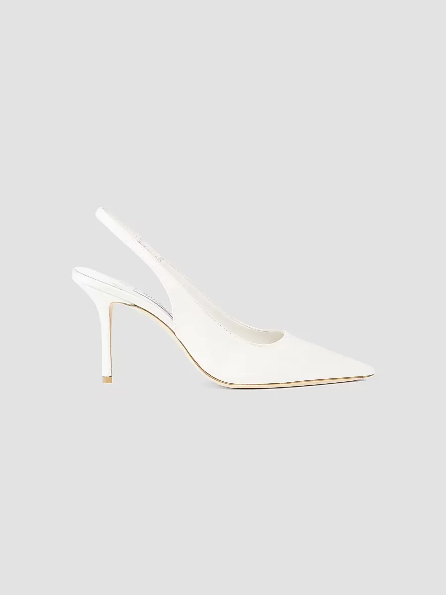 Love 85MM Satin Slingback Pumps by Jimmy Choo