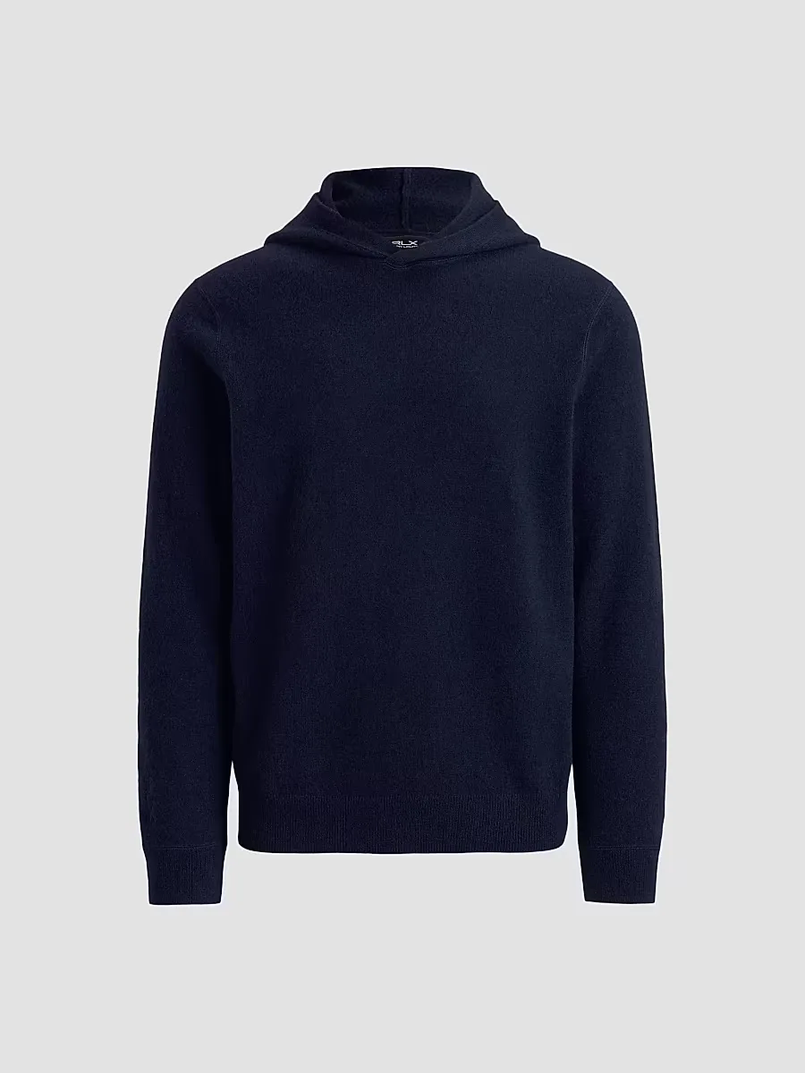 Washable Cashmere Knit Hoodie