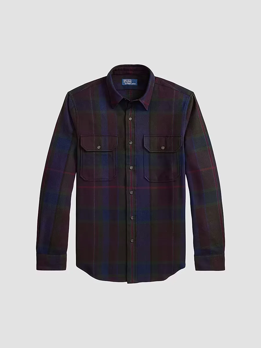 Classic-Fit Plaid Twill Workshirt by Polo Ralph Lauren