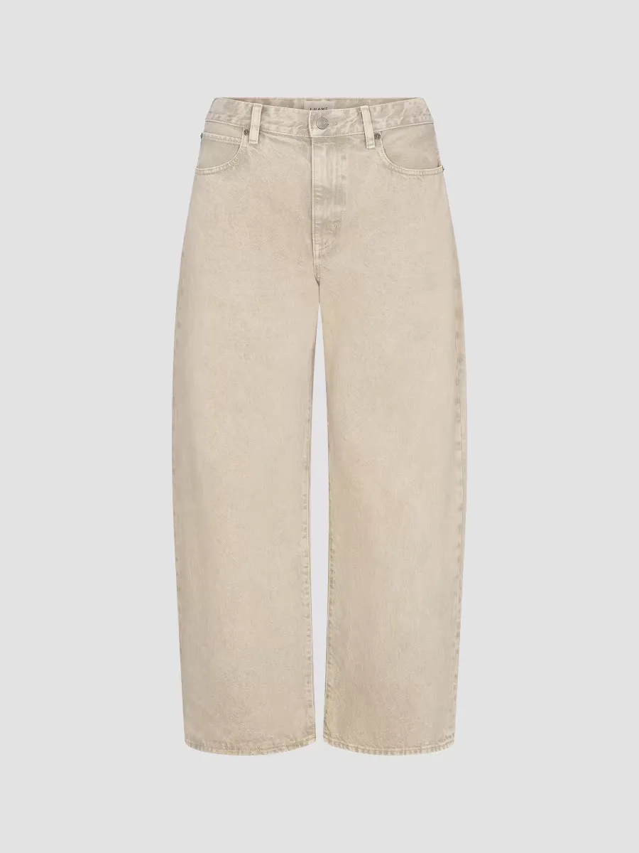 The Bow Barrel-Leg Jeans by FRAME