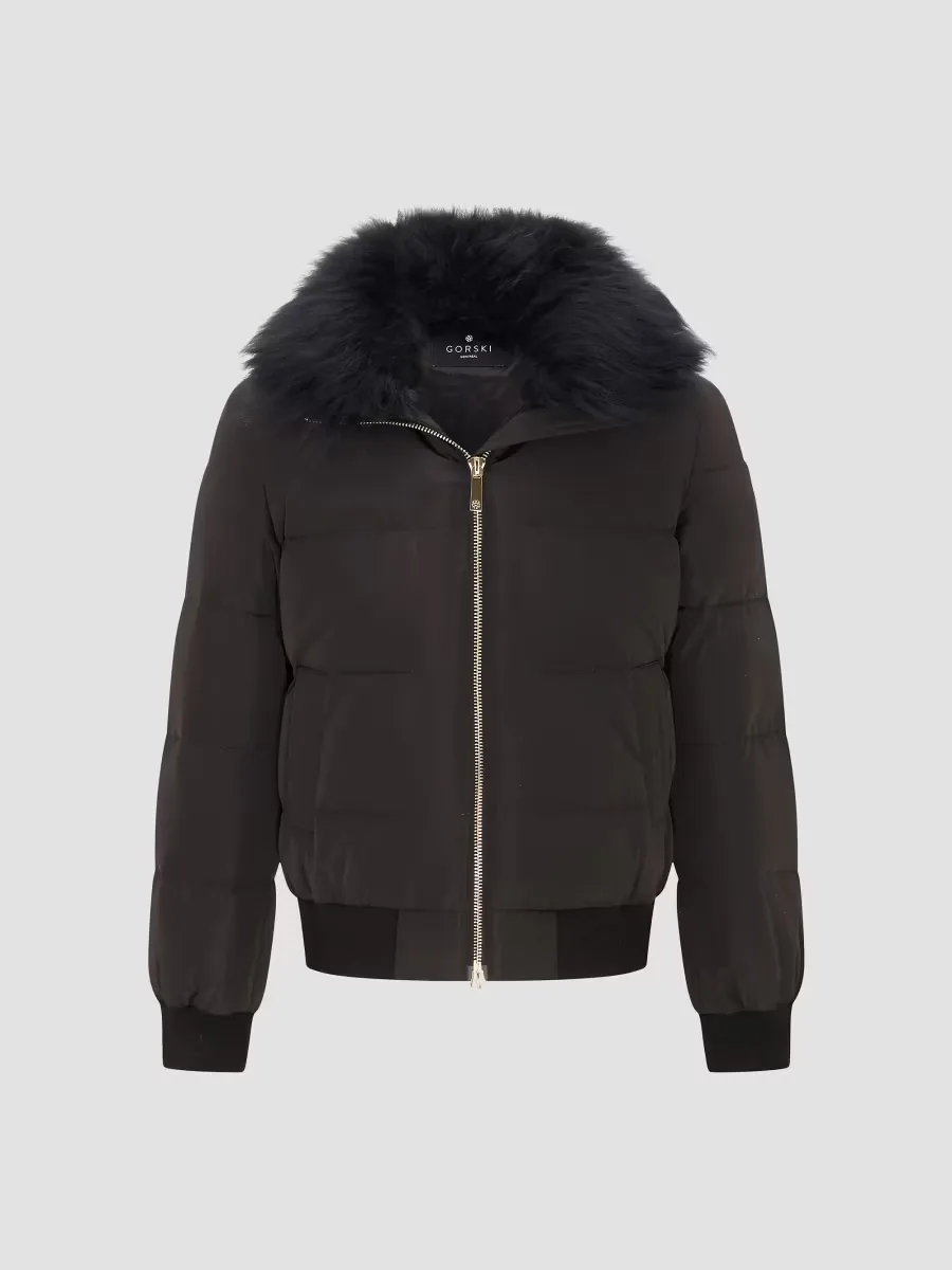 Quilted Down Coat by Gorski