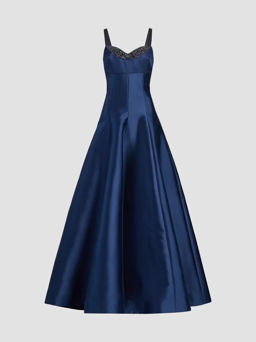 Alba Embellished Peekaboo Gown by Theia