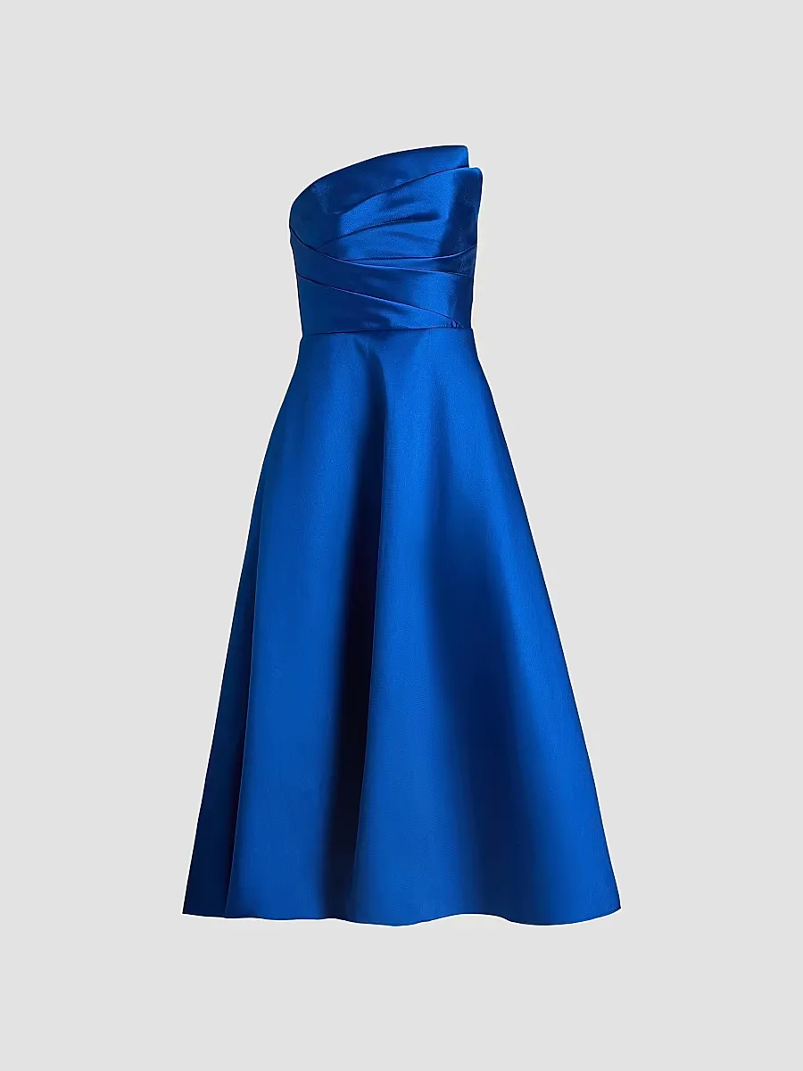 Salem Strapless Cocktail Tea-Length Dress