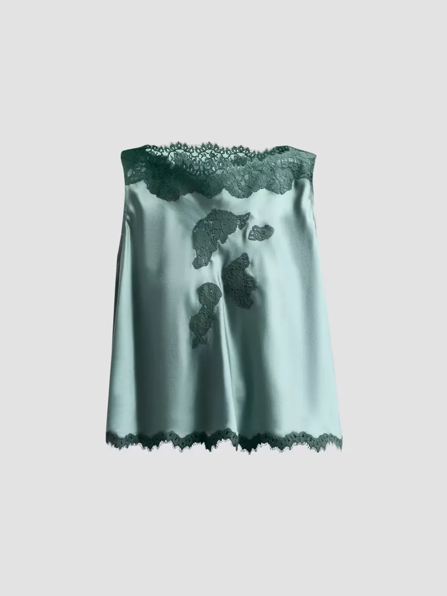 Valerina Silk Lace Top by DEN