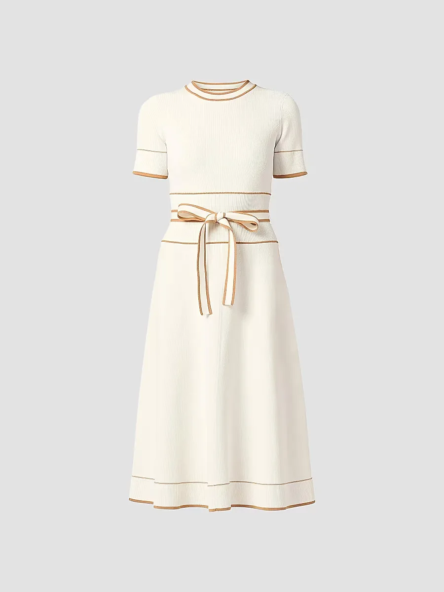 Addison Belted Knit Dress