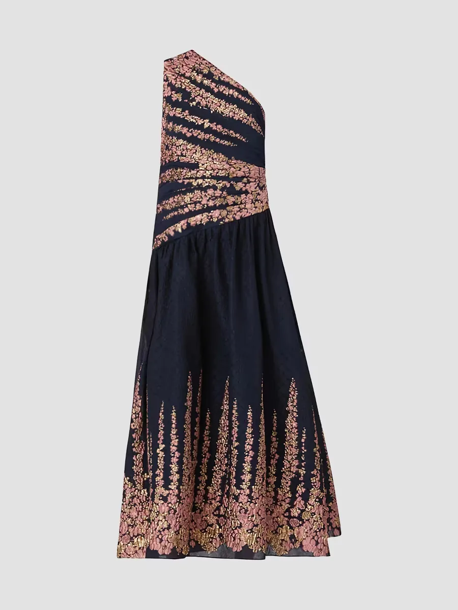 Henderson One-Shoulder Cocktail Dress by Shoshanna