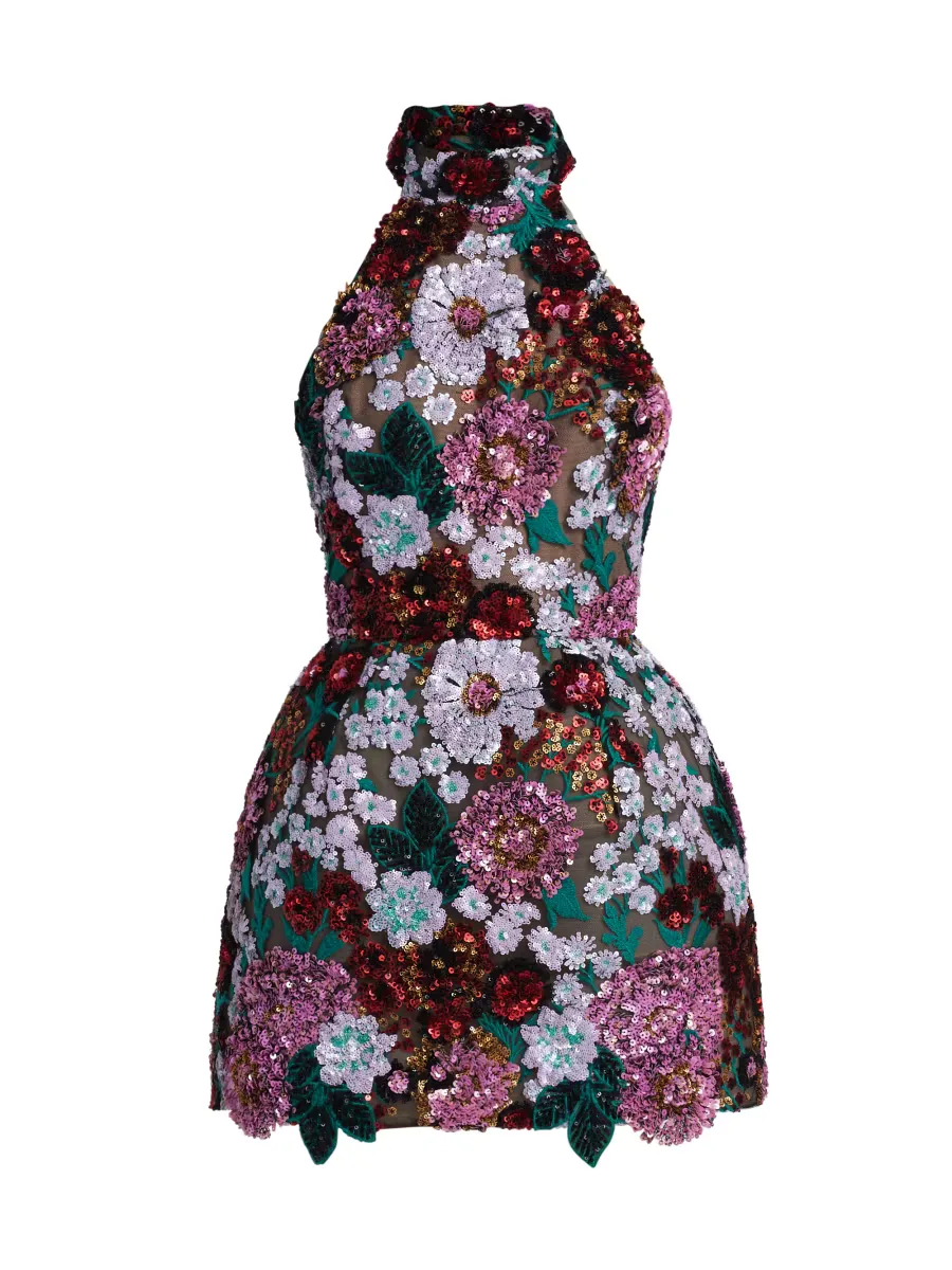 Deirdre Halterneck Minidress by Bronx Banco