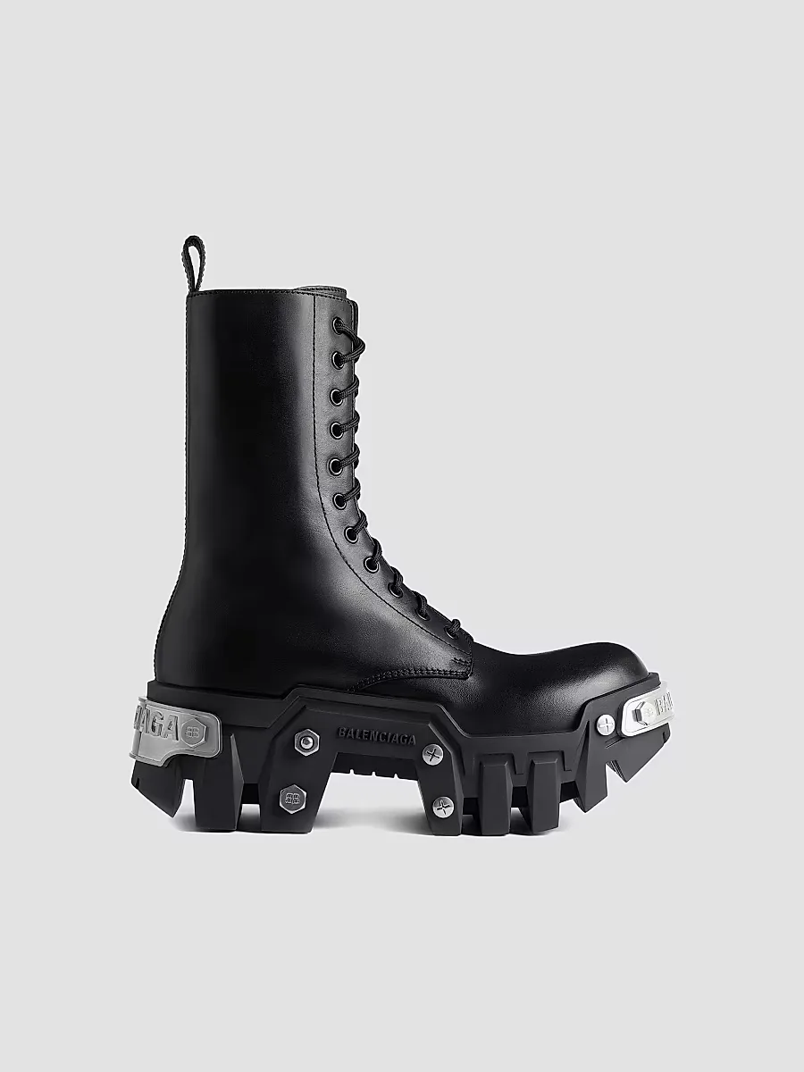 Bulldozer Lace-Up Boots by Balenciaga