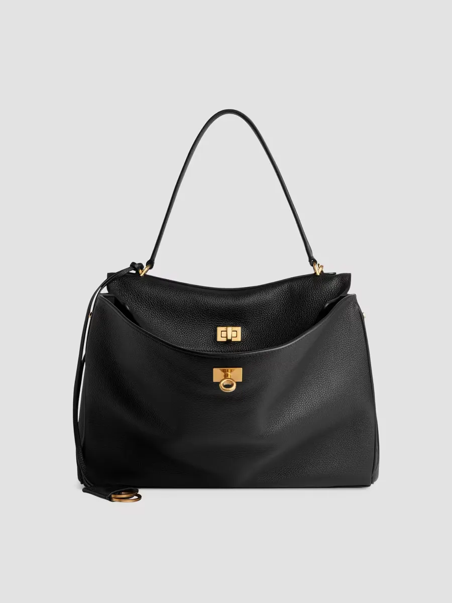 Rodeo Medium Top Handle Bag Grained Calfskin by Balenciaga