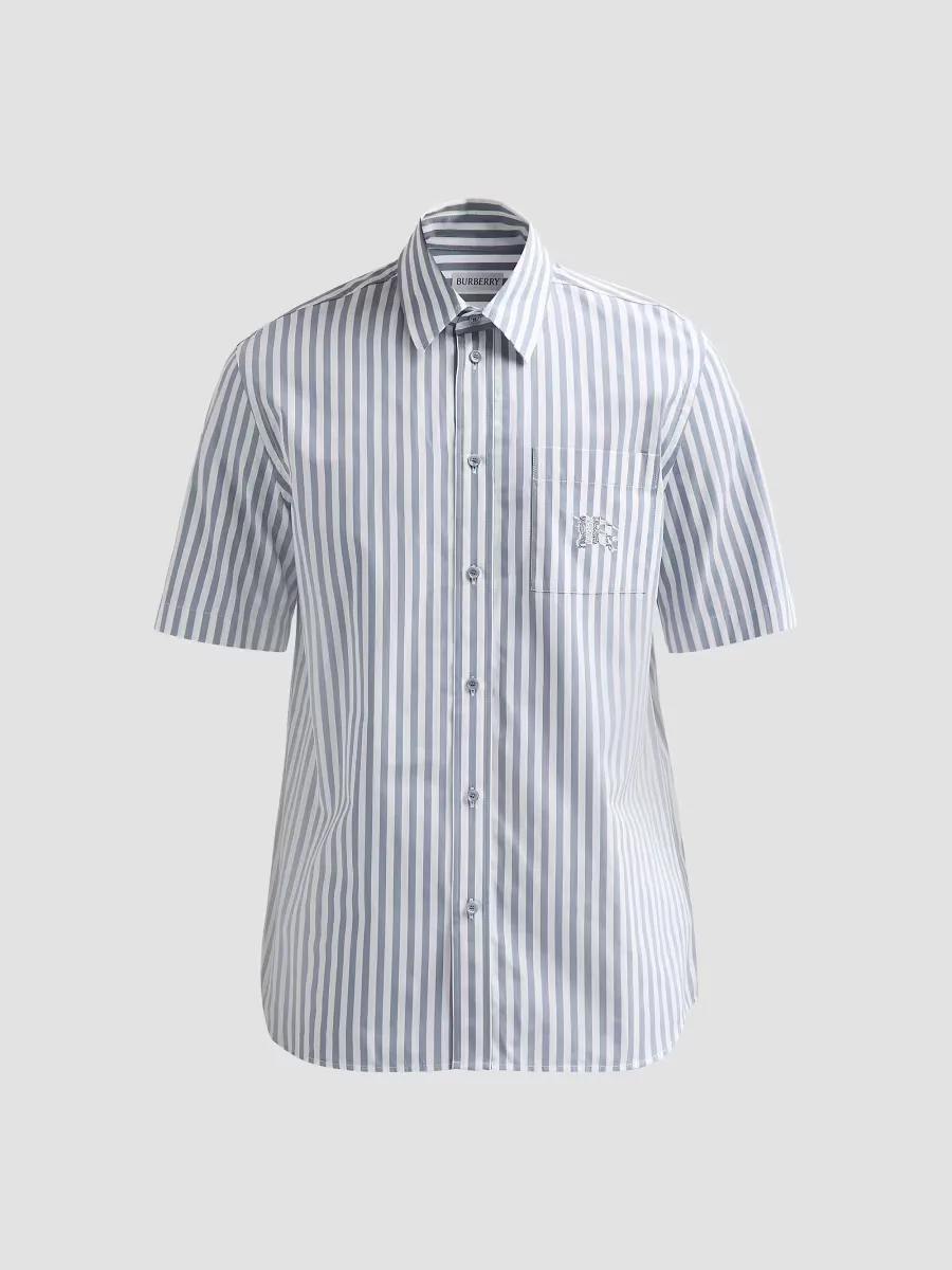 Robert Striped Cotton Poplin Shirt