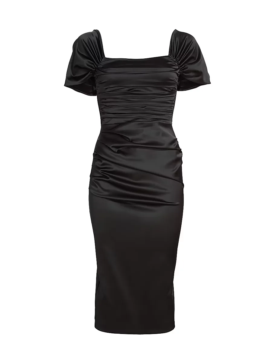 Yudali Satin Cocktail Dress by Chiara Boni La Petite Robe