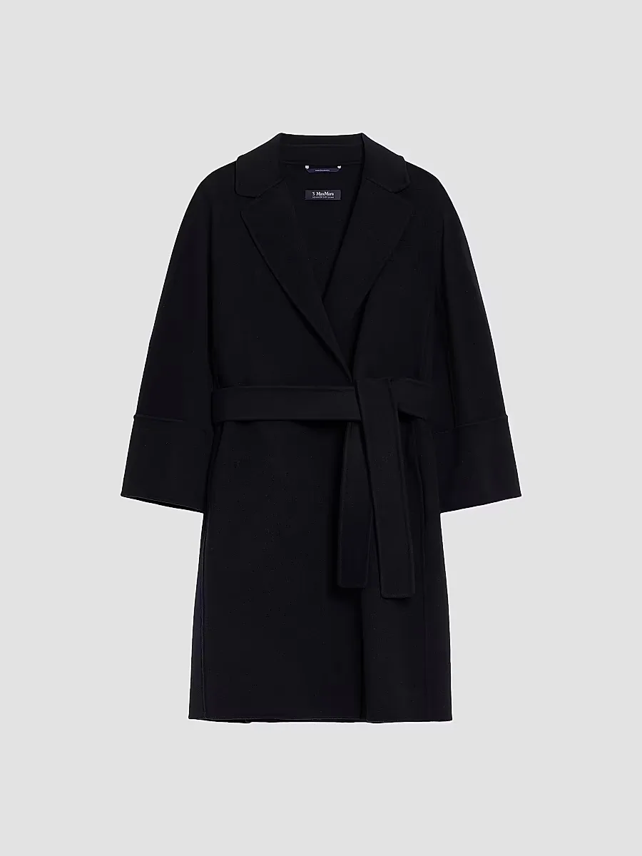 Short Double Faced Wool Coat by Max Mara