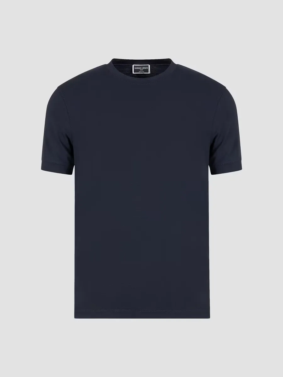 Crewneck Stretch T-Shirt by Armani