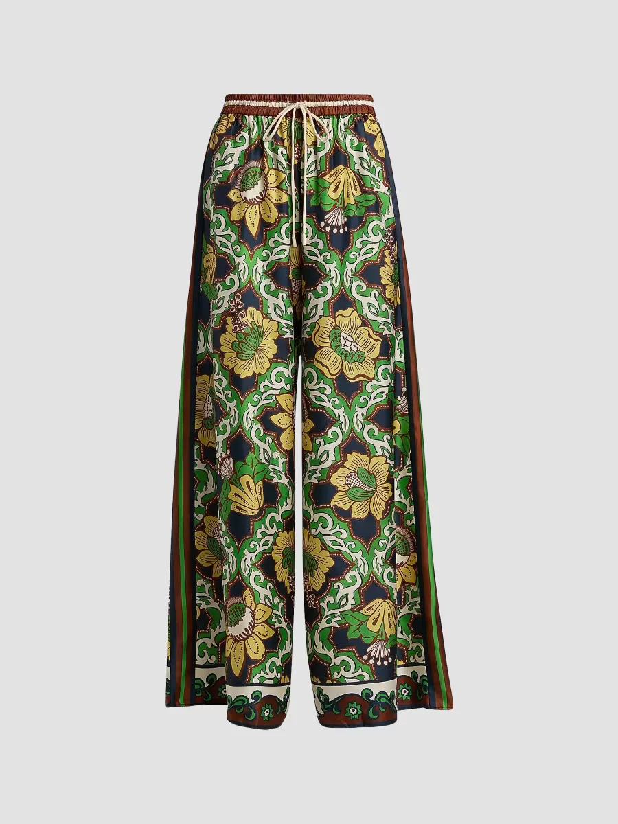 Liana Silk Palazzo Pants by ALMAIS